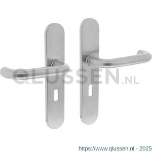 Intersteel Essentials 0576 deurkruk Rond diameter 19 mm verdekt sleutelgat 56 mm RVS 0035.057624