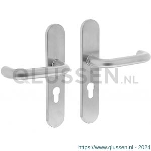 Intersteel Essentials 0576 deurkruk Rond diameter 19 mm verdekt profielcilindergat 55 mm RVS 0035.057629