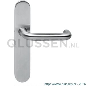 Intersteel Living 0576 gatdeel deurkruk rechts Rond diameter 19 mm verdekt profielcilindergat 72 mm RVS 0035.057636A