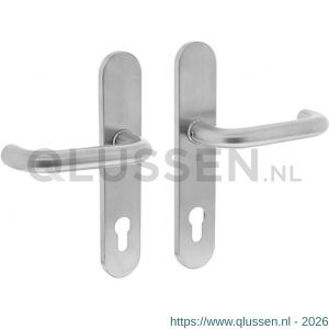 Intersteel Essentials 0576 deurkruk Rond diameter 19 mm verdekt profielcilindergat 92 mm RVS 0035.057649