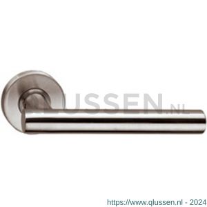 Intersteel Living 0634 gatdeel deurkruk Staf lang op rozet met ring met veer RVS 0035.063402A