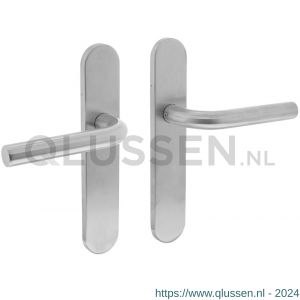 Intersteel Living 1296 deurkruk 1296 Recht op verdekt schild blind met nokken 7 mm RVS EN 1906/4 klein krukgat 0035.129611