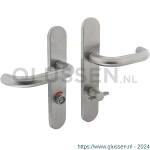 Intersteel Living 1298 deurkruk rond op verdekt schild WC 72/8 stiftbediening met nokken 7 mm EN1906 0035.129867