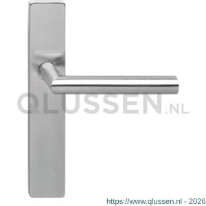 Intersteel 1307 gatdeel deurkruk rechts Hoek 90 graden op verdekt schild rechthoek blind 7 mm nok RVS EN 1906/4 klein krukgat 0035.130711A