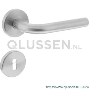 Intersteel Essentials 1316 deurkruk Recht op rozet 55 mm plus 7 mm nokken met sleutelgat plaatje RVS EN 1906/4 0035.131603