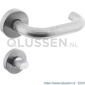 Intersteel Living 1956 deurkruk Rond met geveerde rozet met WC 8 mm ATP RVS 0035.195610