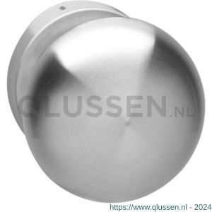 Intersteel 2165 knop Paddenstoel vast op rozet 10 mm met nokken RVS 0035.216502