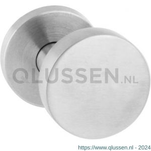 Intersteel Living 2186 knop 218630 rond verkropt vast op diameter 55 mm rozet staal 7 mm nok met stift M10/89 RVS (EN1916/4) 0035.218630