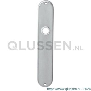 Intersteel 2694 langschild ovaal 220x41 mm blind RVS 0035.269411