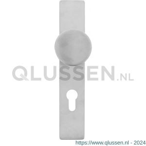 Intersteel Living 2754 knopschild lang verdekt rechthoekig profielcilinder 72 mm 7 mm nokken RVS EN 1906/4 0035.275436