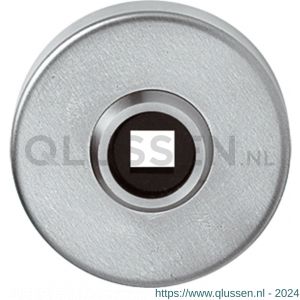 Intersteel 3412 rozet kunststof verdekt met nokken diameter 53x10 mm met 2-weg veerconstructie RVS 0035.341204