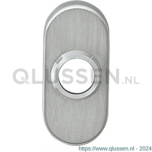 Intersteel 3417 rozet staal verdekt ovaal 65x30x10 mm RVS 0035.341704