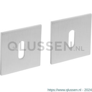 Intersteel Essentials 3424 sleutelplaatje staal verdekt met magneet en nokken vierkant 55x55x3 mm RVS 0035.342416