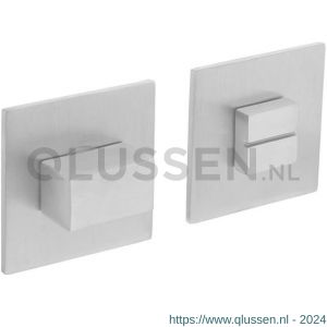 Intersteel Essentials 3424 WC-sluiting 8 mm staal verdekt met magneet en nokken vierkant 55x55x3 mm RVS 0035.342460