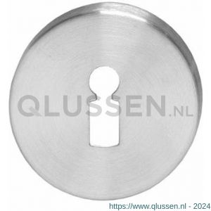 Intersteel Living 3464 sleutelplaatje kunststof verdekt met nokken diameter 55x8 mm circulair geborsteld RVS 0035.346416