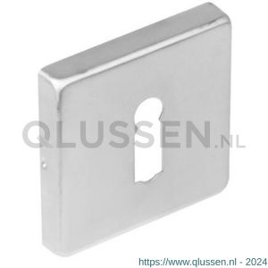 Intersteel Living 3510 sleutelplaatje staal verdekt met nokken vierkant 53x53x8 mm RVS 0035.351016