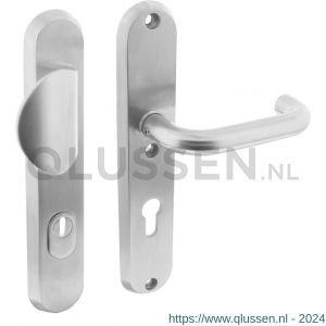 Intersteel Essentials 3783 SKG3 veiligheids schilden geveerd greep-kruk profielcilindergat 72 mm met kerntrek beveiliging RVS 0035.378336