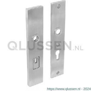 Intersteel 3963 SKG3 veiligheids schilden rechthoekig doorgaand profielcilindergat 92 mm met kerntrek beveiliging RVS 0035.396349