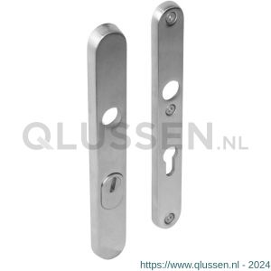 Intersteel 3981 SKG3 smalschilden doorgaand profielcilindergat 72 mm met kerntrek beveiliging RVS 0035.398136