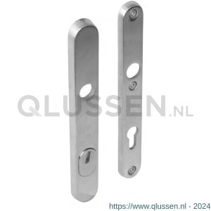 Intersteel 3981 SKG3 smalschilden doorgaand profielcilindergat 92 mm met kerntrek beveiliging RVS 0035.398149