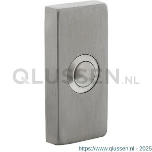 Intersteel Living 3990 beldrukker rechthoekig verdekt 65x30x10 mm RVS 0035.399038