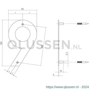 Intersteel Essentials 4020 huisnummer 9 150x2 mm RVS 0035.402079