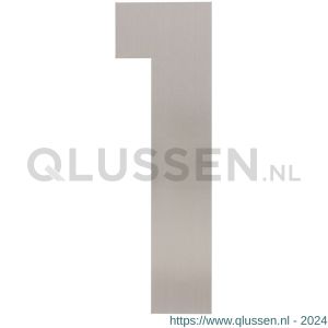 Intersteel Living 4021 huisnummer 1 XL hoogte 300 mm RVS geborsteld 0035.402111