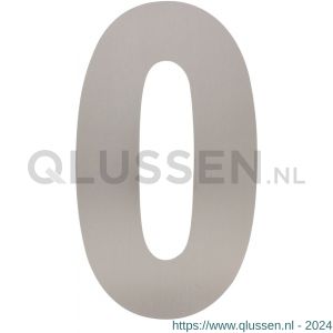 Intersteel Living 4021 huisnummer 0 XXL hoogte 500 mm RVS geborsteld 0035.402120