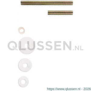 Intersteel 4380 bevestigingsset B doorgaand paarsgewijze montage voor hout-glas-PVC-aluminium deurdikte 10-65 mm 0035.438002