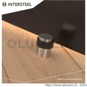 Intersteel Essentials 4420 deurstop 442070 vloermontage 30 mm RVS 0035.442070