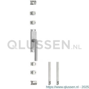 Intersteel Essentials 5620 set kruk-espagnolet rechts Hoek 90 graden diameter 19 mm met stangenset 2x 1245 mm RVS geborsteld 0035.562046A