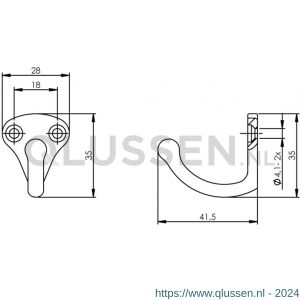 Intersteel Essentials 6950 jashaak scheepsmodel enkel RVS 0035.695050