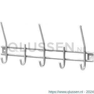 Intersteel Essentials 7380 garderobe 5 haken RVS 0035.738050