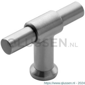 Intersteel Essentials 8510 meubelknop T-vorm 20 mm recht-recht RVS 0035.851081