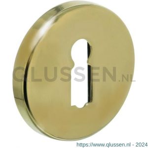 Intersteel Essentials 3224 sleutelplaatje kunststof verdekt diameter 49x7 mm PVD messingkleur 0050.322416