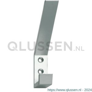 Intersteel Living 6910 kapstokhaak met verticale schroefgaten aluminium 0081.691010