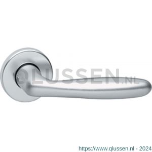 Intersteel 0072 deurkruk Sigaar en rozet met nok met sleutelgat plaatje aluminium F1 0082.007203