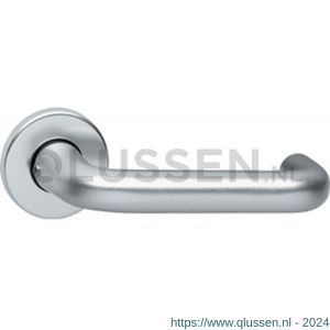 Intersteel 0077 deurkruk Rond en rozet met nok aluminium F1 0082.007702