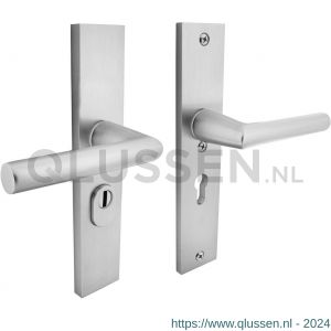 Intersteel Living 3795 SKG3 veiligheids schilden rechthoekig geveerd kruk-kruk profielcilindergat 55 mm met kerntrek beveiliging aluminium F1 0082.379529