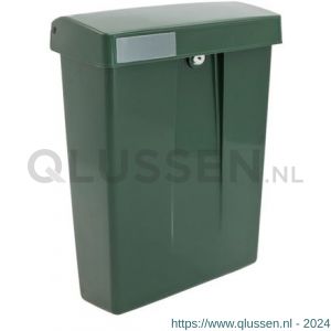 Intersteel Essentials 4900 postkast Summus kunststof met slot 2 sleutels groen RAL 6009 0090.490004