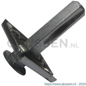 Intersteel 9434 stift met veerplaatje vierkant 0099.943404