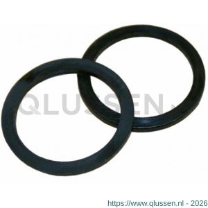 Intersteel 9971 nylon ring 18 mm plat zwart 0099.997162