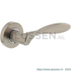 Intersteel Living 1695 deurkruk George op geveerde schroefdraad rozet diameter 53x8 mm met 7 mm nokken mat nikkel 1219.169502