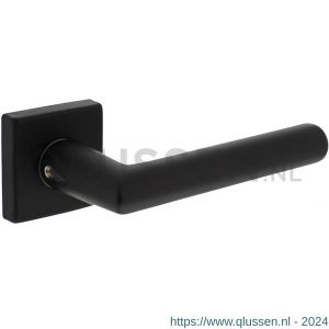 Intersteel Living 0058 deurkruk Broome met rozet 50x50x10 mm met 7 mm nokken aluminium-zwart 1223.005802