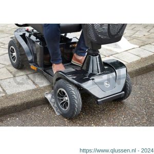 SecuCare portable drempelhulp aluminium breedte 15 cm hoogte 0-10 cm 150 kg set 2 stuks 8025.004.02