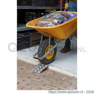 SecuCare portable drempelhulp aluminium breedte 15 cm hoogte 0-10 cm 150 kg 8025.004.01