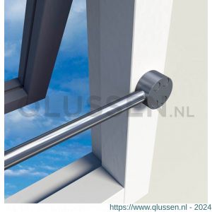 SecuBar RVS barrière-stang diameter 16 mm L 99 cm blank RVS 2010.355.002