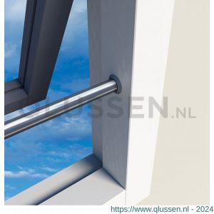 SecuBar RVS barrière-stang diameter 16 mm L 149 cm blank RVS 2010.355.003