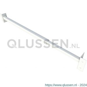 SecuBar Single bovenlicht-klapraam barrière-stang staal 100-180 cm RAL 9010 wit 2010.356.015