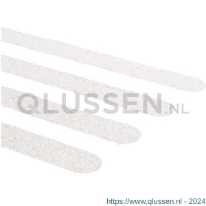 SecuCare antislip sticker langwerpig 19x600 mm binnen en buiten trap 15 treden set 15 stuks wit 8040.150.02